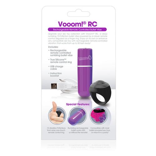 Charged Vooom Remote Control Bullet - Purple