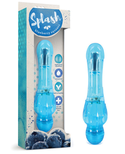 Blush Splash Vibrator - Blueberry Squeeze