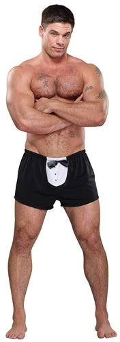 Tuxedo Boxer - One  Size - Black